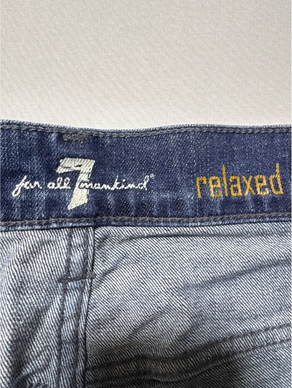 7 For All Mankind Relaxed Fit Denim Jeans Size 36 - Comfy &